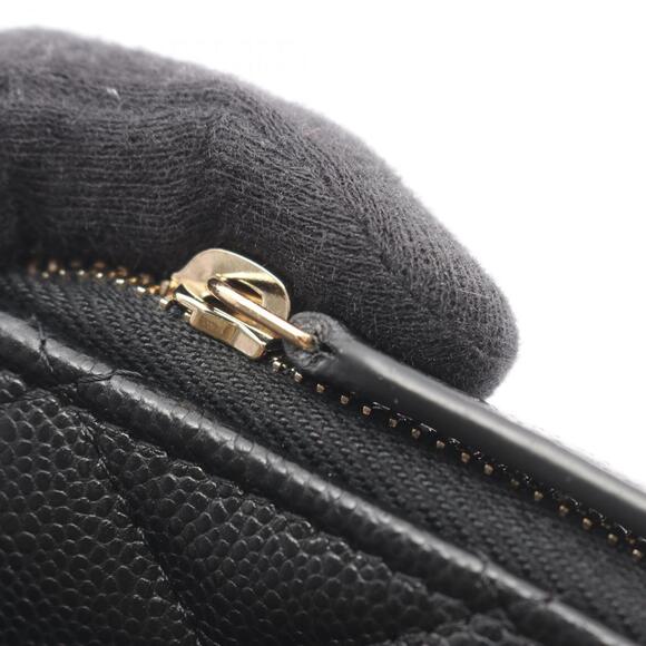 CHANEL Matelasse Wallet/Wallet/Coin Purse Wallet in Caviar (Grained Calfskin)... - Picture 9 of 9